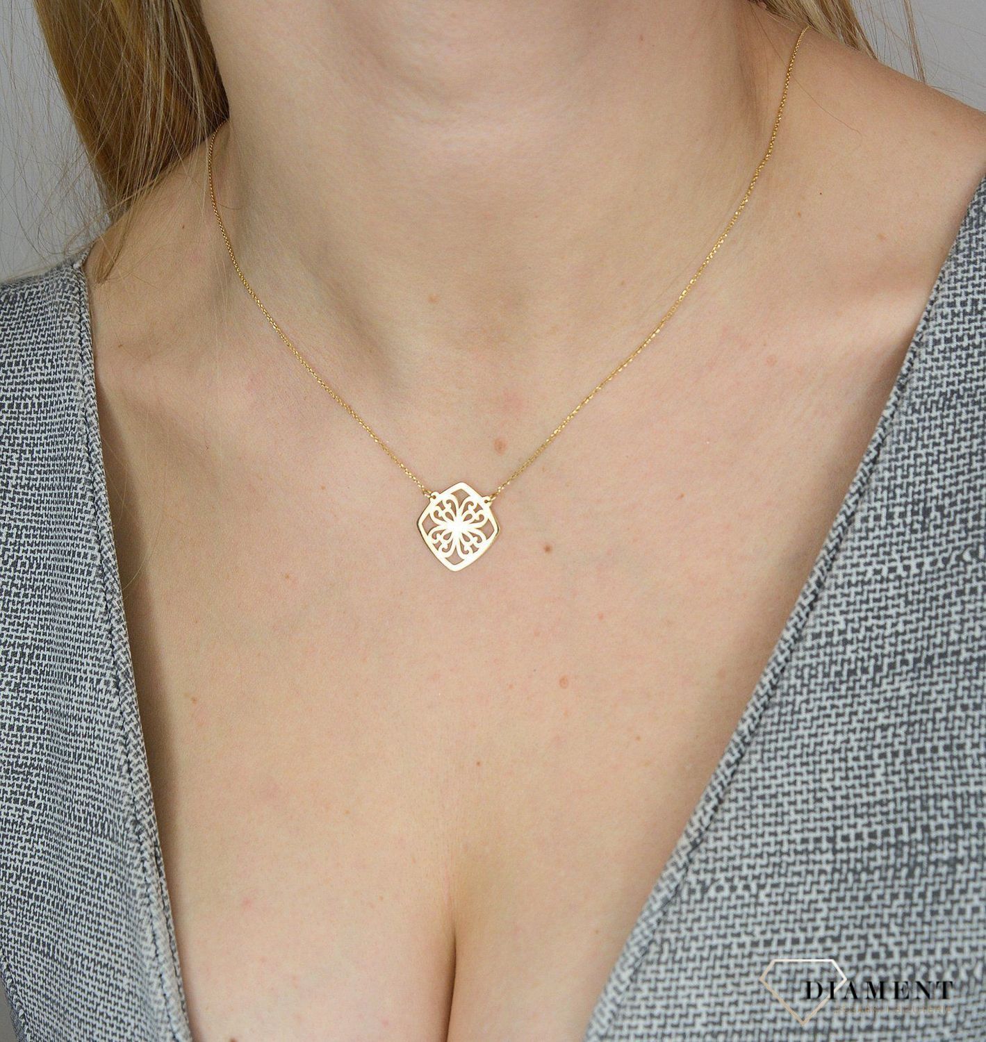 Naszyjnik złoty celebrytka 585 skrzydła ✓Złote Naszyjniki Damskie w Sklepie z Biżuterią zegarki-diament.pl✓ Piękne i Eleganckie Naszyjniki dla Kobiet✓ Prawdziwe Złoto ✓.jpg